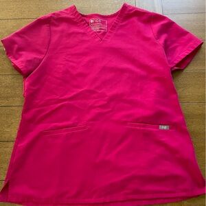 Figs Ultra Rose Scrub Set size Large and Large petite